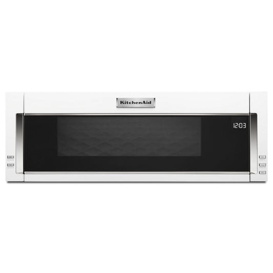 KITCHENAID 1.1 CU. FT. LOW PROFILE OVER-THE-RANGE MICROWAVE IN WHITE - YKMLS311HWH