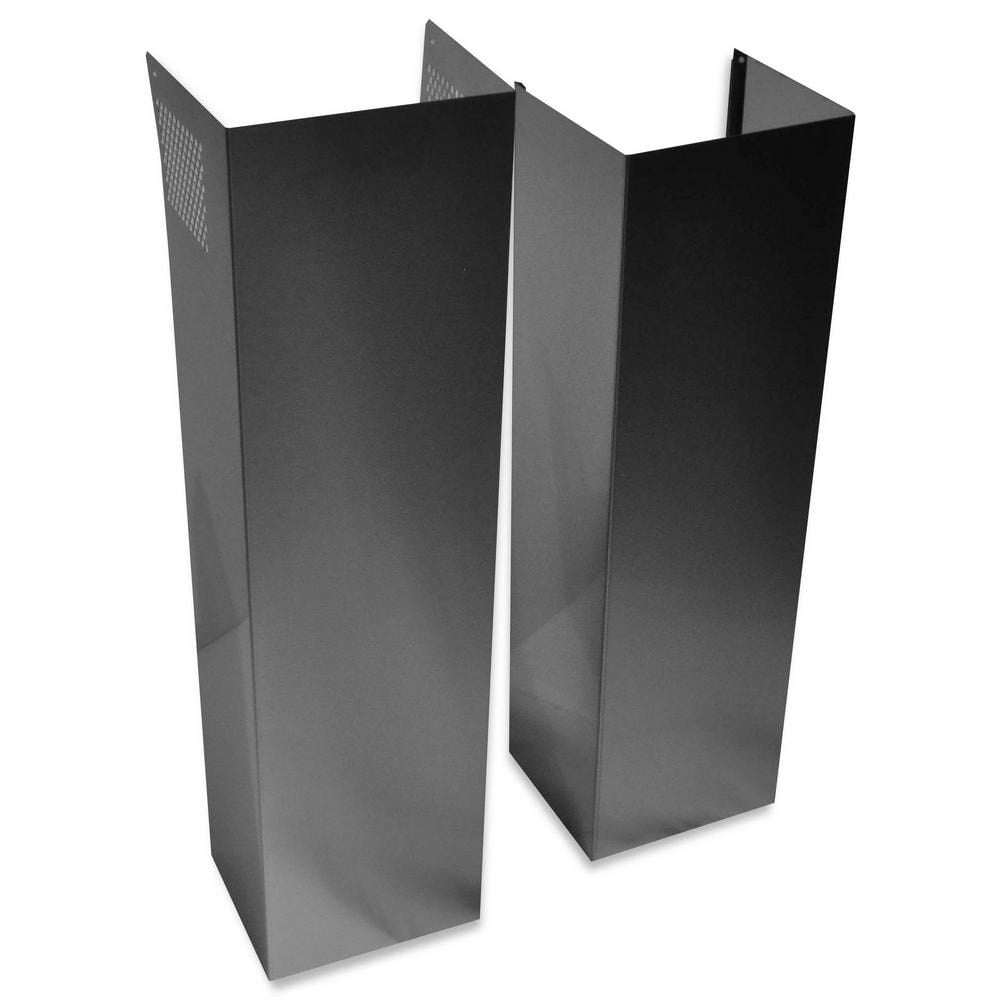 Whirlpool Wall Hood Chimney Extension Kit in Stainless Steel - EXTKIT18FS