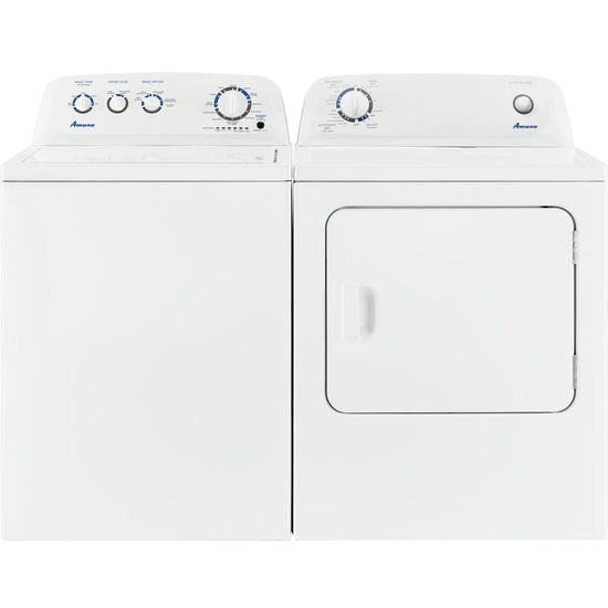 Amana 4.4 cu. ft. Top Load Washer with High-Efficiency Agitator, White - NTW4519JW