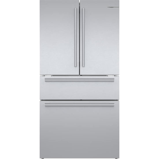 Bosch 36 Inch Counter-Depth 4-Door French Door Refrigerator, Stainless Steel - B36CL80SNS