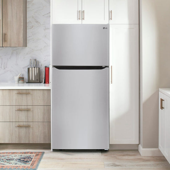 LG 30 Inch Top Freezer Refrigerator, Stainless Steel - LTCS20020S