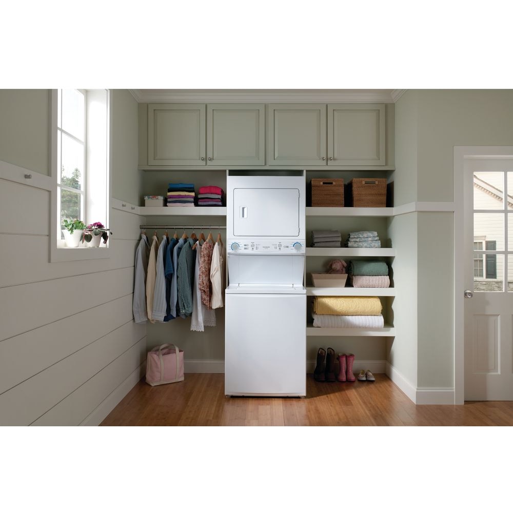 Frigidaire Laundry Center 4.5 Cu. Ft. Washer and 5.6 Cu. Ft. Dryer, White - FLCE752CAW