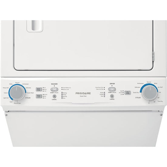 Frigidaire Laundry Center 4.5 cu. ft. Washer & 5.6 cu. ft. Dryer, White - FLCE752CAW