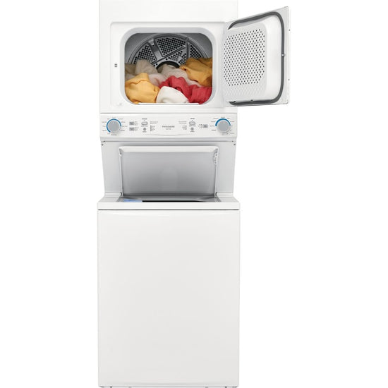 Frigidaire Laundry Center 4.5 cu. ft. Washer & 5.6 cu. ft. Dryer, White - FLCE752CAW