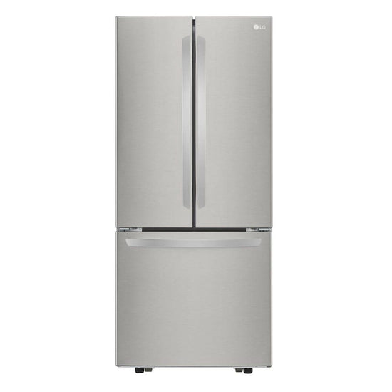 LG 30 Inch French Door Refrigerator, 21.8 cu. ft., Stainless Steel - LRFNS2200S