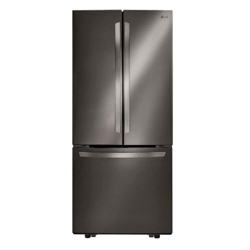 LG 30 Inch French Door Refrigerator with 22 Cu. Ft., Black Stainless Steel - LRFNS2200D