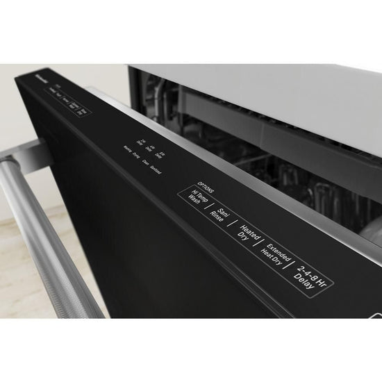 KitchenAid 24 Inch PrintShield Black Stainless Top Control Dishwasher - KDTE204KBS