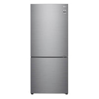LG 28 Inch 15 Cu. Ft. Counter-Depth Bottom-Freezer Refrigerator, Platinum Silver - LBNC15251V