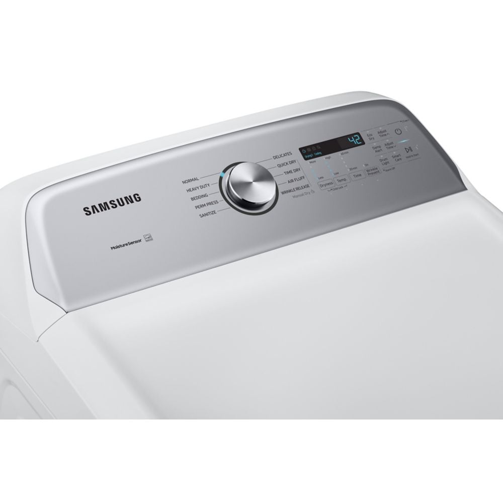 SAMSUNG 7.4 CU. FT. ELECTRIC DRYER WITH SENSOR DRY IN WHITE - DVE50T5205W