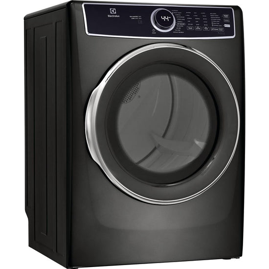Electrolux 8 Cu. Ft. Electric Dryer with Steam, Titanium - ELFE753CAT