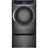 Electrolux 8 Cu. Ft. Electric Dryer with Steam, Titanium - ELFE753CAT
