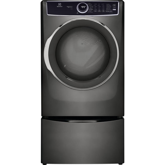 Electrolux 8 Cu. Ft. Electric Dryer with Steam, Titanium - ELFE753CAT