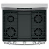 GE 30 Inch Freestanding Gas Range with Steam Clean - JCGBS66SEKSS