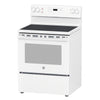GE 30 Inch Freestanding Electric Range with 5.0 Cu. Ft. Capacity, White - JCBS630DKWW
