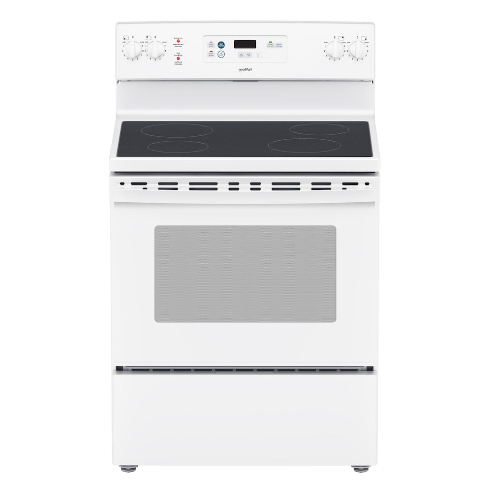 MOFFAT 30" FREESTANDING ELECTRIC MANUAL CLEAN RANGE IN WHITE - MCBS585DNWW