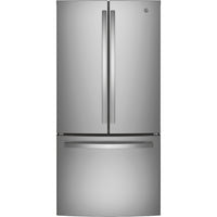 GE 18.6 cu. ft. Counter Depth French Door Refrigerator, Fingerprint Resistant Stainless Steel - GWE19JYLFS
