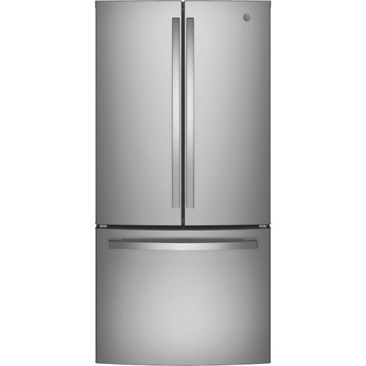 GE 33 Inch French Door Refrigerator, Counter Depth 18.6 cu. ft. - GWE19JYLFS