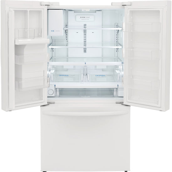 Frigidaire 36 Inch French Door Refrigerator, 27.8 Cu. Ft., White - FRFS2823AW