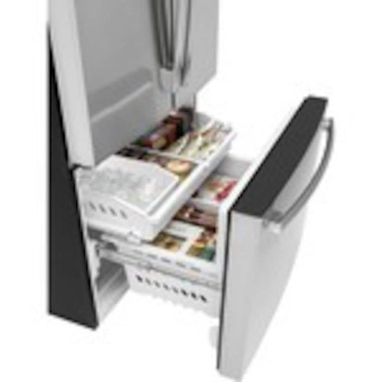 GE 36 Inch 27 cu. ft. French Door Refrigerator, Stainless Steel - GNE27JYMFS