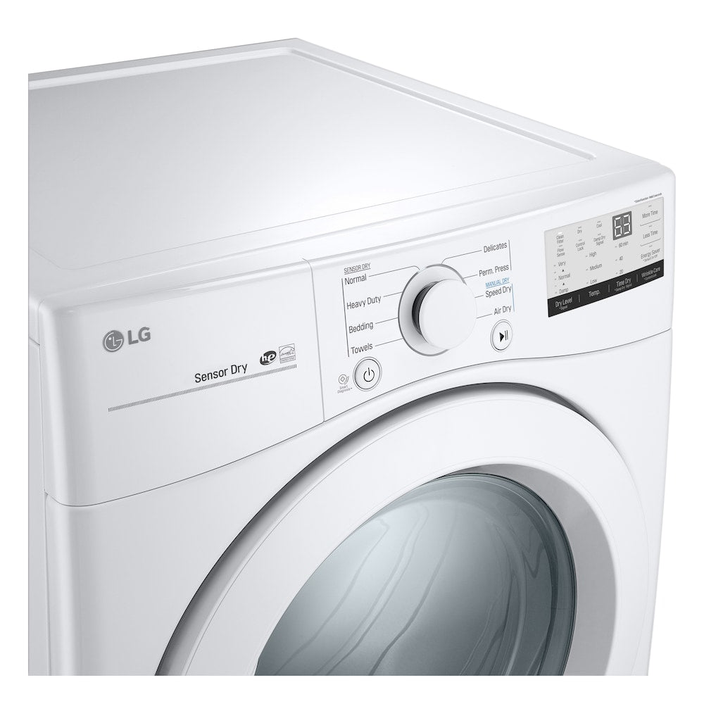 LG 7.4 Cu. Ft. Electric Dryer - White - DLE3450W