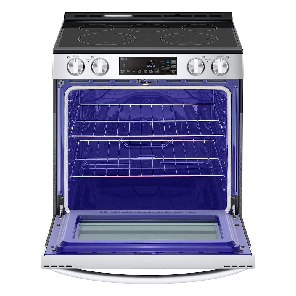 LG Smart Slide-in Electric Ceramic Top Range with EasyClean and Wi-Fi Enabled Oven - LSEL6331F