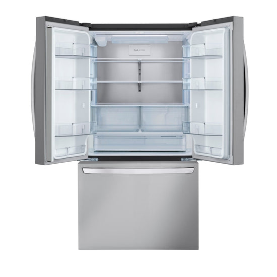 LG 36 Inch Counter-Depth French Door Refrigerator with 27 cu. ft. Capacity, Stainless Steel - LRFLC2706S