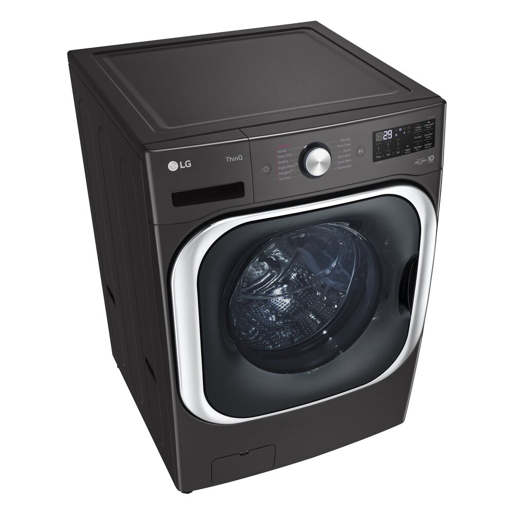 LG 6.0 cu. ft. Wi-Fi Enabled Front Load Washer in Black Steel - Energy Star - WM8900HBA