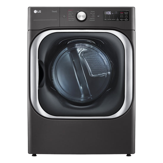 LG 9.0 cu. ft. Vented Smart Electric Dryer, Black Steel - DLEX8900B