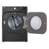 LG 9.0 cu. ft. Vented Smart Electric Dryer, Black Steel - DLEX8900B