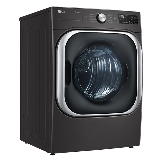 LG 9.0 cu. ft. Vented Smart Electric Dryer, Black Steel - DLEX8900B