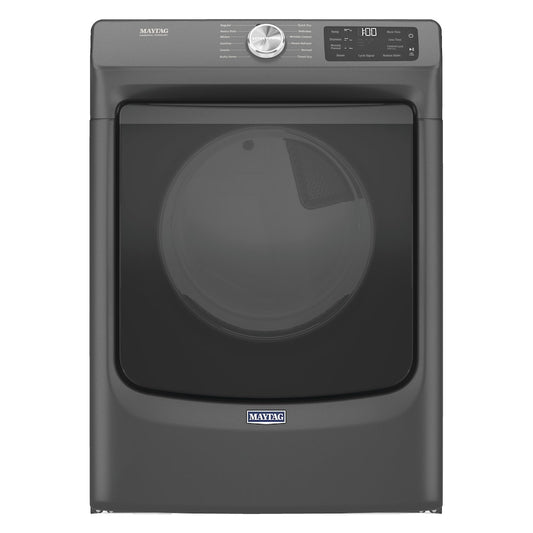 Maytag Front Load Electric Steam Dryer with Quick Dry Cycle, 7.3 cu. ft., Black - YMED6630MBK