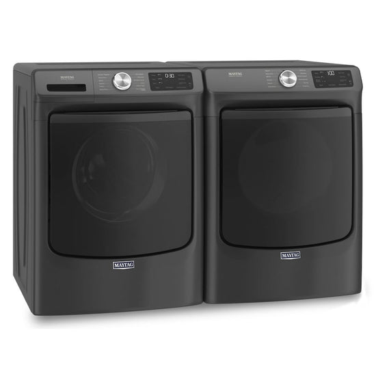 Maytag Front Load Electric Steam Dryer with Quick Dry Cycle, 7.3 cu. ft., Black - YMED6630MBK
