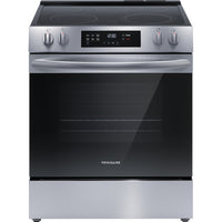 Frigidaire 30 Inch Front Control Electric Range with 5.3 cu. ft. Capacity, Stainless Steel - FCFE306CAS