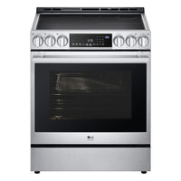 LG Studio 30 Inch Slide-In Smart Induction Range with InstaView and Air Fry - LSIS6338F