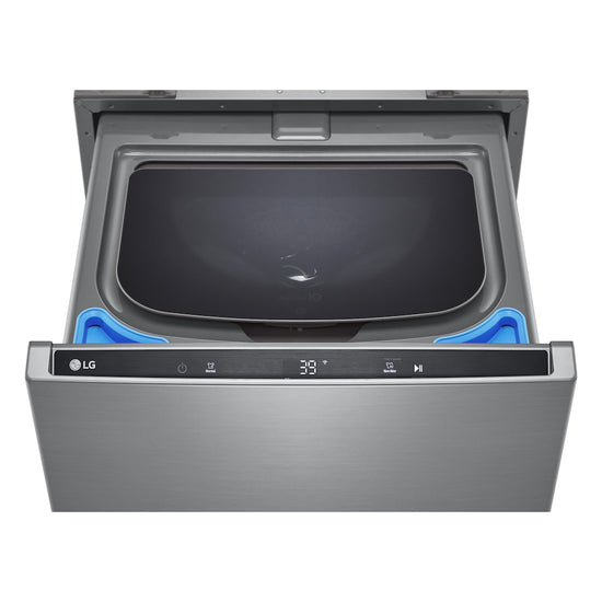 LG 27 Inch 1 cu. ft. Laundry Pedestal Washer, Graphite Steel - WD300CV