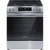 Frigidaire 30 in. 5 Burner Front Control Gas Range with Steam Clean, Stainless Steel - FCFG3062AS