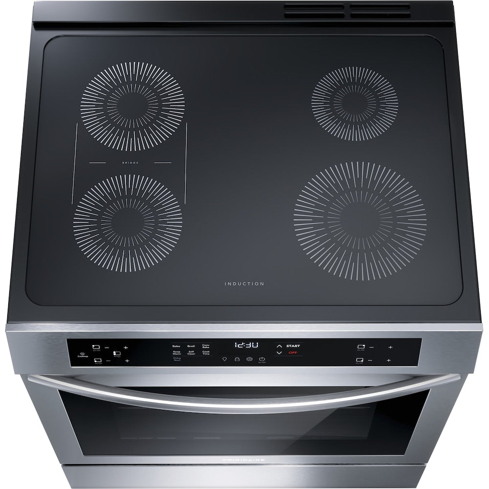 FRIGIDAIRE 30 IN. 5.3 CU. FT. STAINLESS STEEL FREESTANDING INDUCTION RANGE WITH CONVECTION BAKE - FCFI308CAS