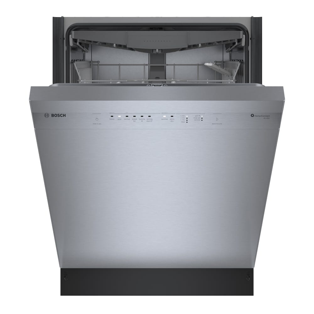 Bosch 100 Premium Series 24-Inch Smart Built-In Dishwasher, Stainless Steel - SHE5AE75N