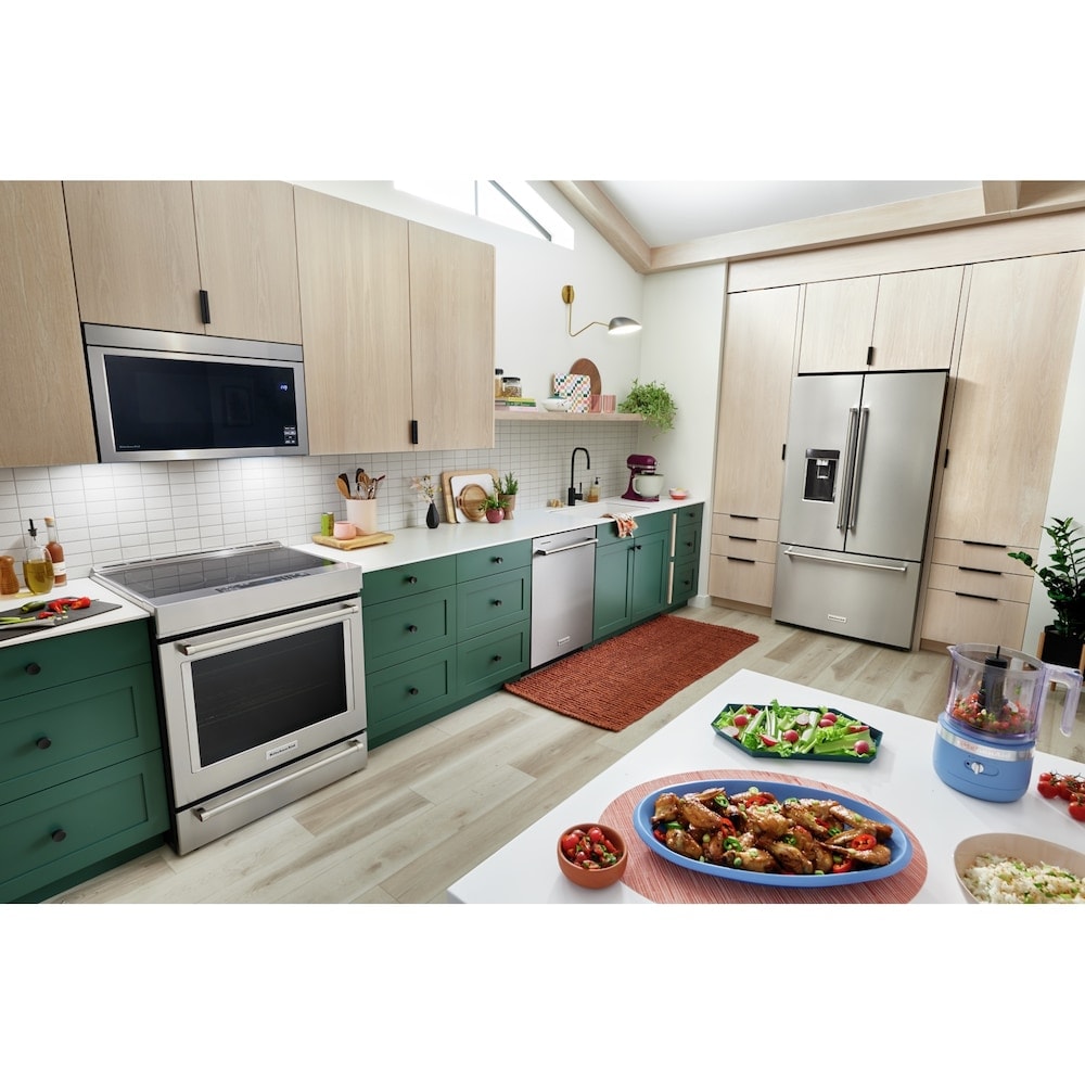 KitchenAid 30 Inch Slide-In Induction Convection Range with Air Fry, Stainless Steel - KSIS730PSS