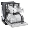 LG 24 Inch Front Control Dishwasher with Stainless Steel Tub, Platinum Silver - LDFC2423V