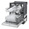 LG 24 Inch Front Control Dishwasher with Stainless Steel Tub, Platinum Silver - LDFC2423V