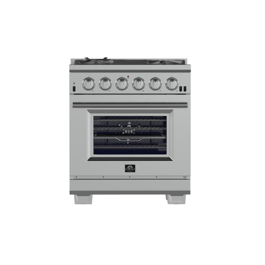 Forno Capriasca 36 Inch Gas Range, Stainless Steel - FFSGS6260-36
