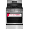 Frigidaire Gallery 30 Inch Freestanding Electric Range with True Convection - GCRE306CBF