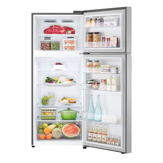 LG 28 Inch Top Freezer Refrigerator, 13 cu. ft., Platinum Silver - LT13C2000V
