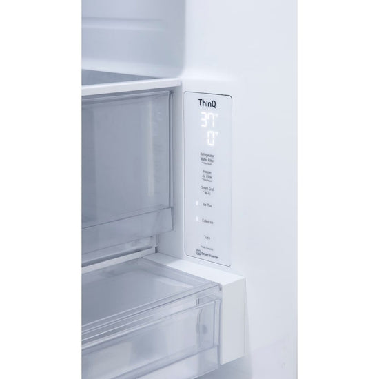 LG 36 Inch French Door Refrigerator with 32 Cu. Ft. Capacity, Stainless Steel - LRFLS3206S