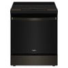 Whirlpool 30 Inch Induction Slide-In Convection Range with 6.4 cu. ft. Capacity, Black Stainless - WSIS5030RV