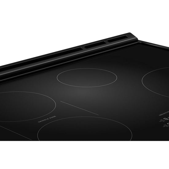 Whirlpool 30 Inch Induction Slide-In Convection Range with 6.4 cu. ft. Capacity, Black Stainless - WSIS5030RV