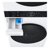 LG WashTower Laundry Center 2.4 cu. ft. Washer 4.2 cu. ft. Ventless Heat Pump Electric Dryer, White - WKHC152HWA