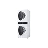 LG WashTower Laundry Center 2.4 cu. ft. Washer 4.2 cu. ft. Ventless Heat Pump Electric Dryer, White - WKHC152HWA