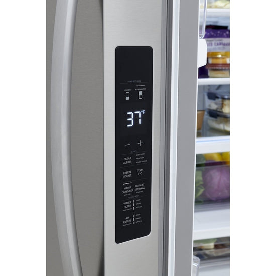 Frigidaire 36 Inch French Door Refrigerator with Internal Water Dispenser, Smudge-Proof Stainless Steel - FRFN2813AF